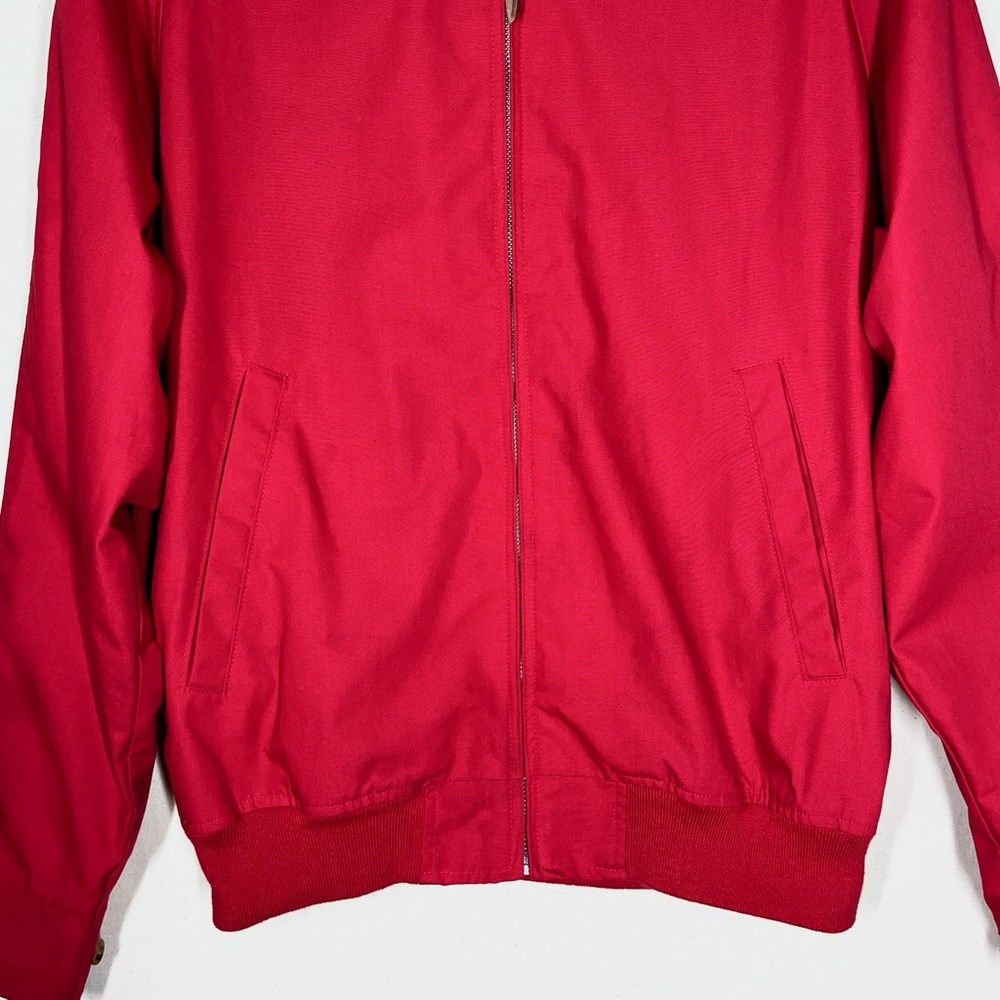 Bullock & Jones Vintage Classic Poplin Barracuda Red Jacket Mens Size Medium - Picture 4 of 11